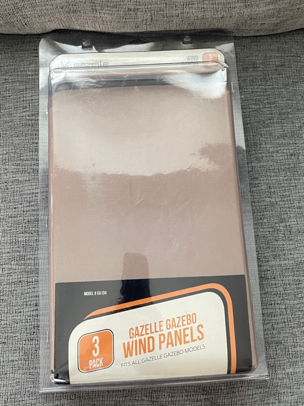 Gazelle Gazebo Wind Panels - 3 Pack in light Brown